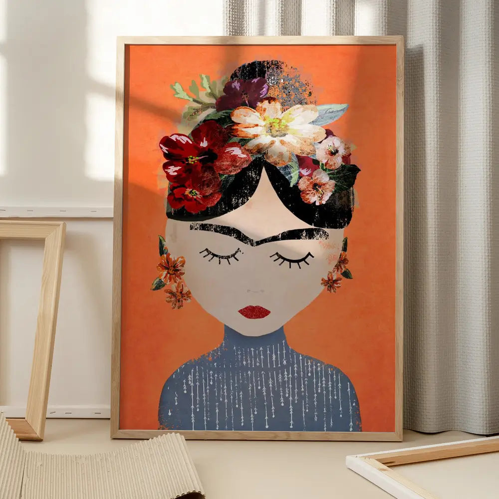 Frida (Orange Version) Plakat