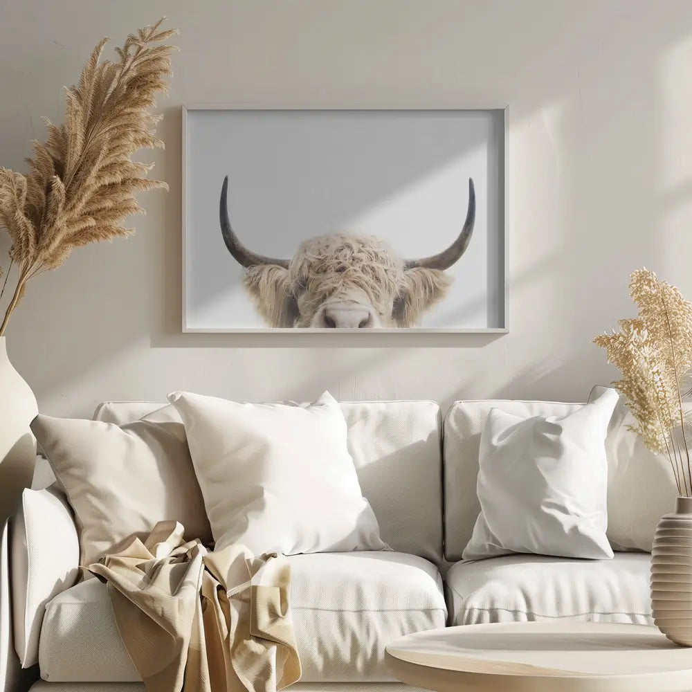 Peeking Cow Plakat
