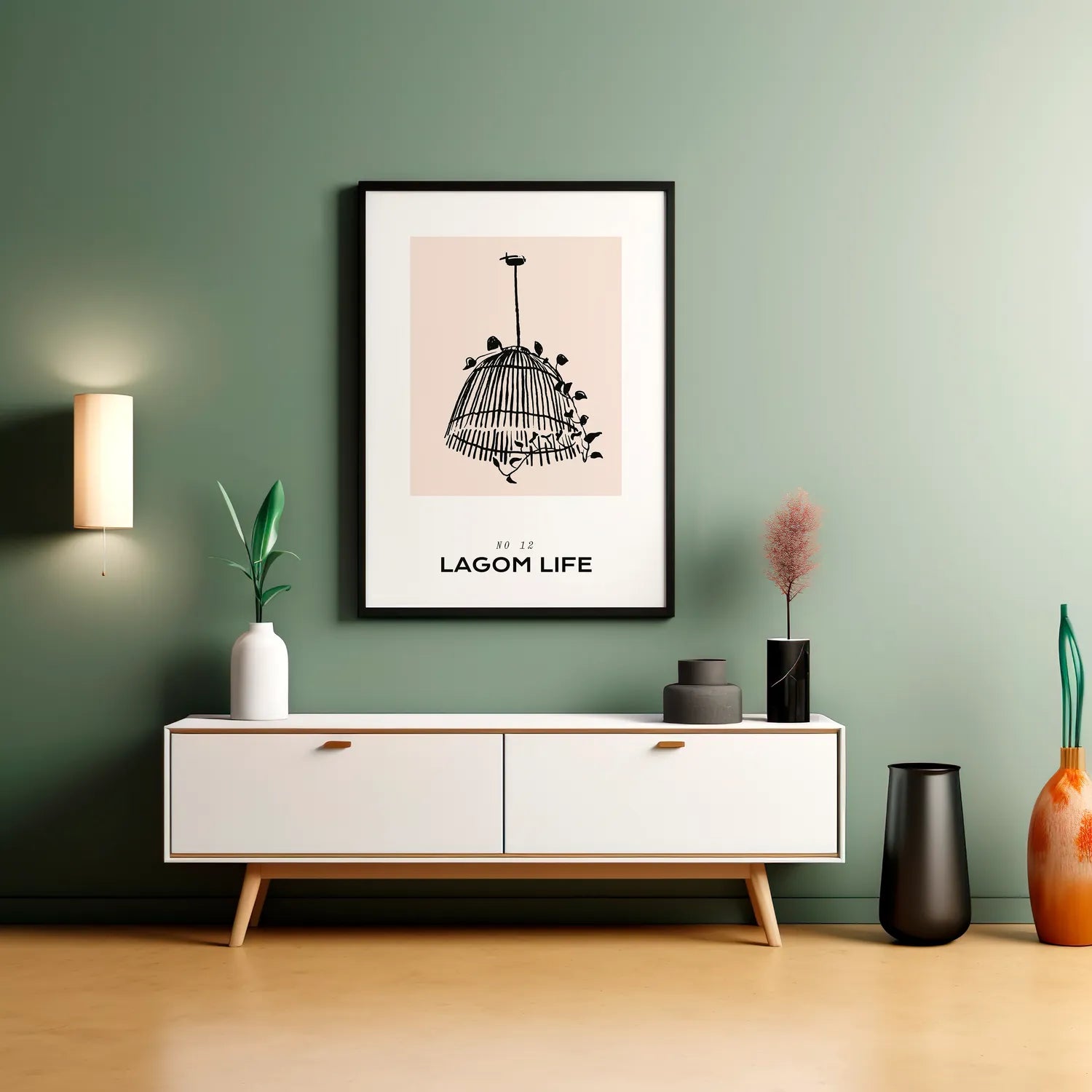 Lagom Life Plakat