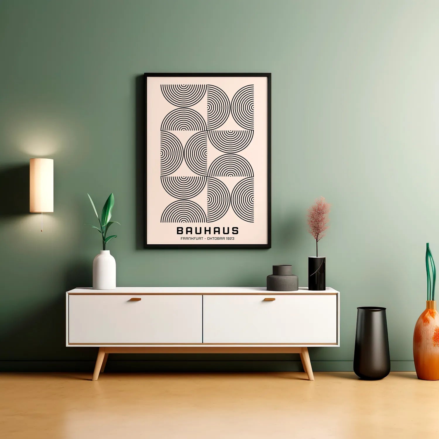 Bauhaus Circles Circles Plakat