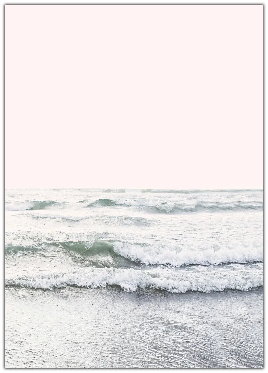 Blush Ocean Plakat