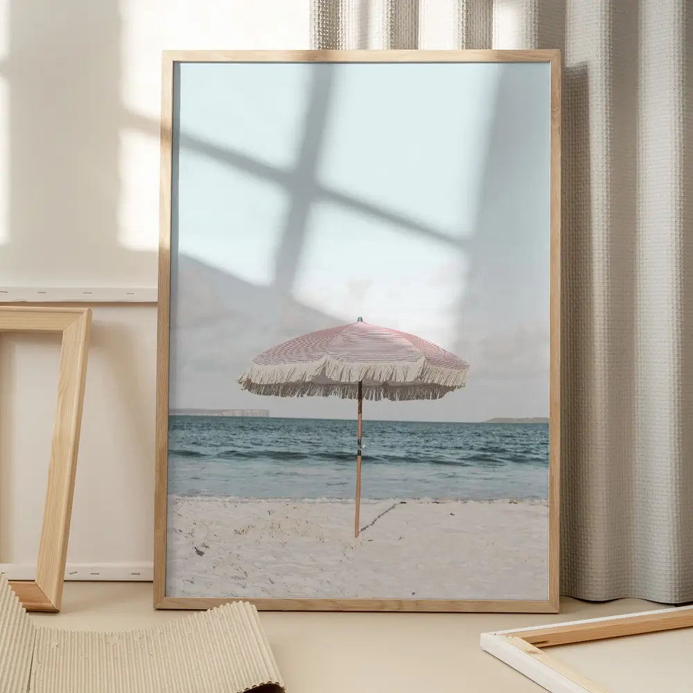 Pink Umbrella Plakat