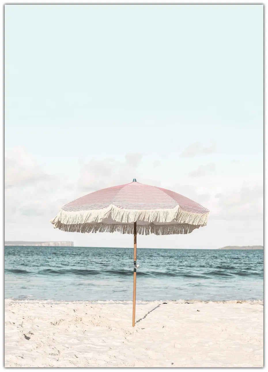 Pink Umbrella Plakat