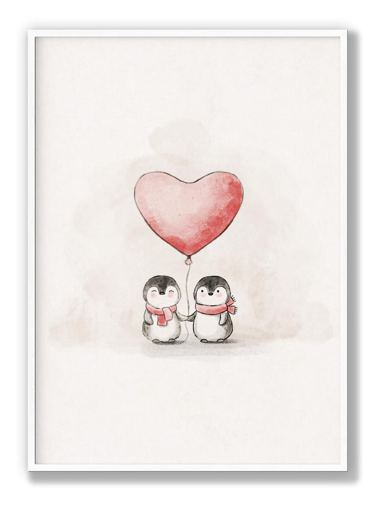 Penguin in Love Poster