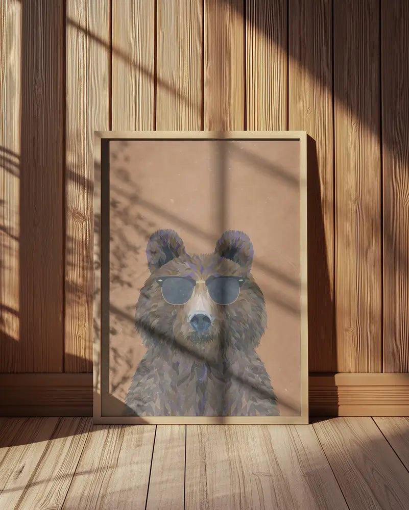 Cool Bear Portrait Plakat