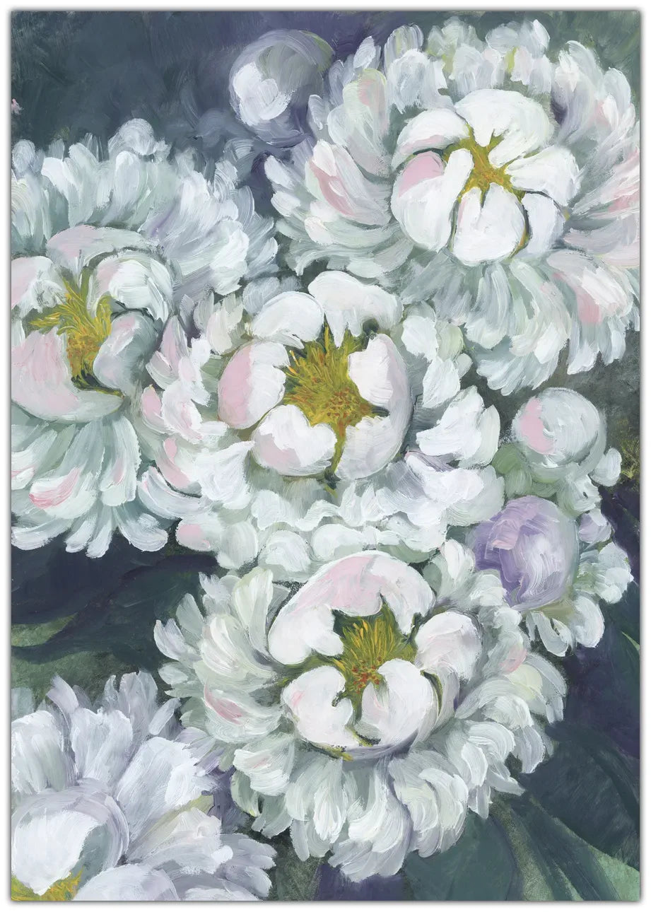 Willoh painterly peonies Plakat