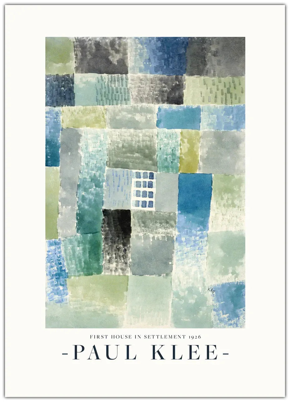 First House in a Settlement 1926 Plakat