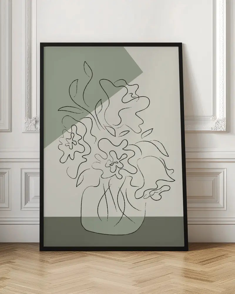 Flower Green Plakat