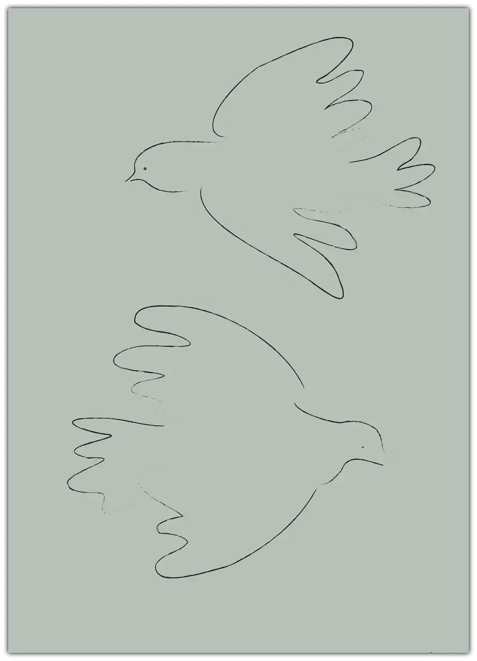 DOVES Green Plakat