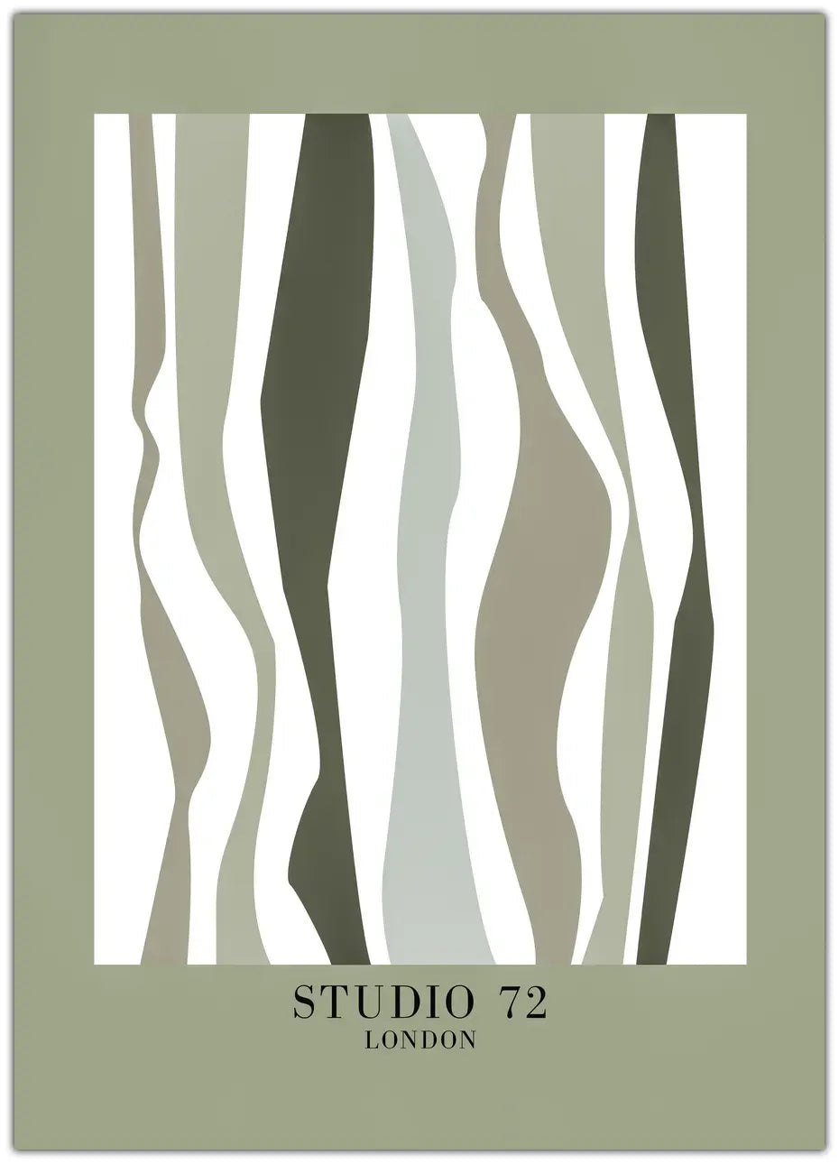 72 Green Plakat