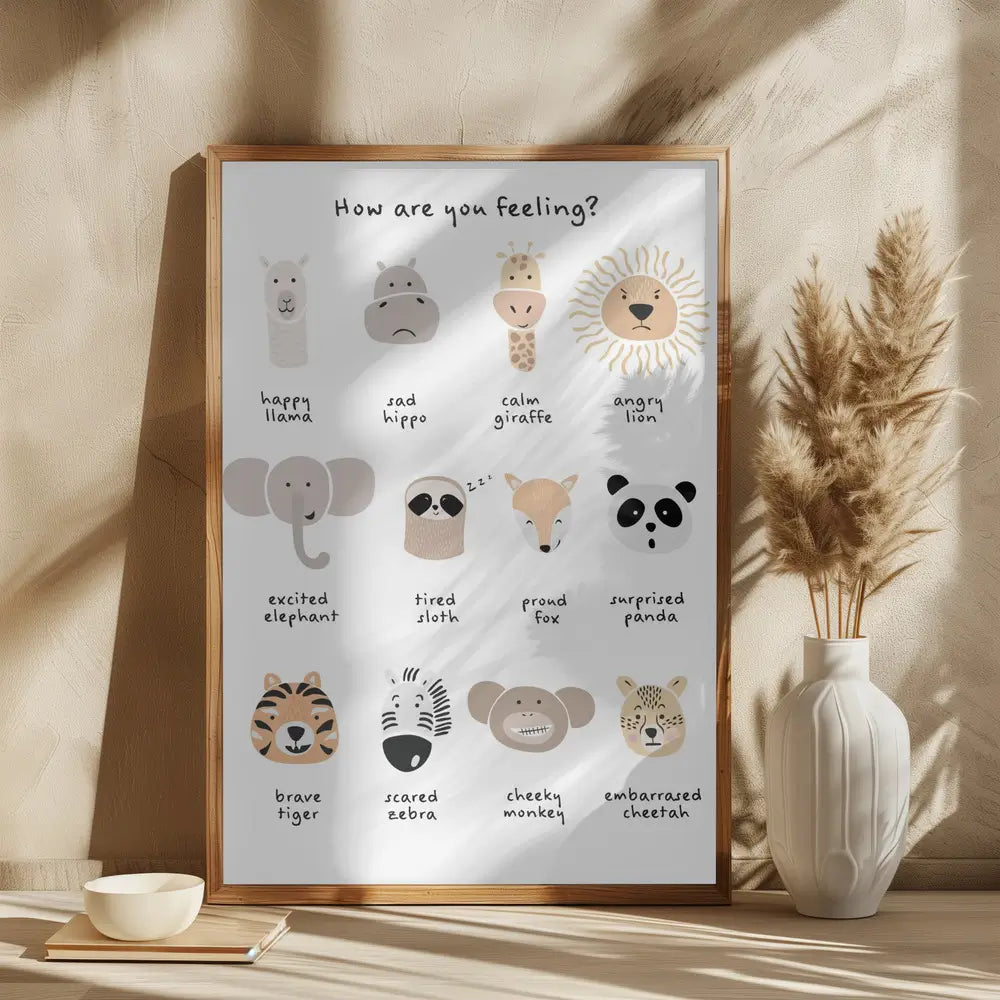 Children's calming meditation emotions 1 Plakat