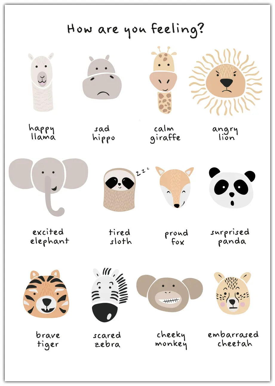 Children's calming meditation emotions 1 Plakat