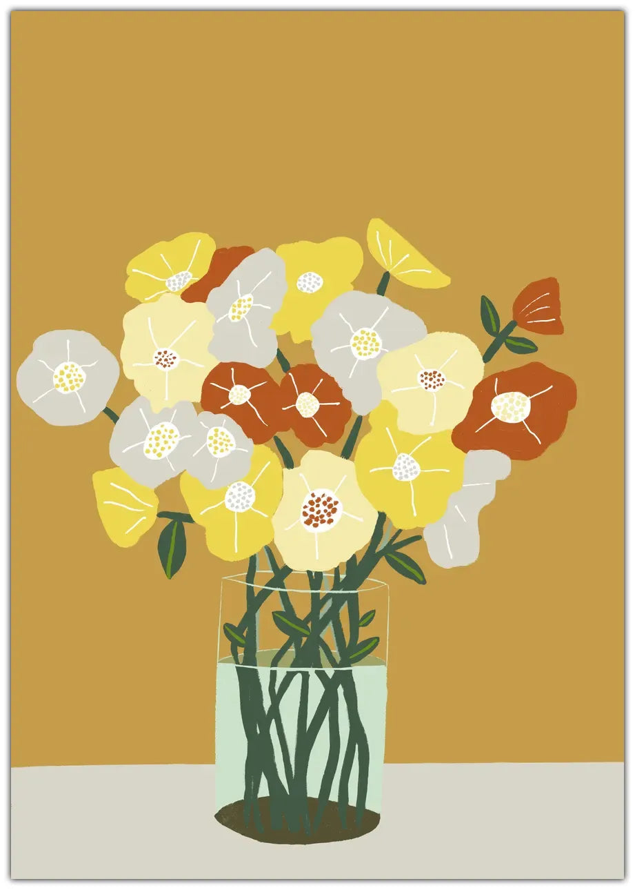Vase of Flowers Plakat