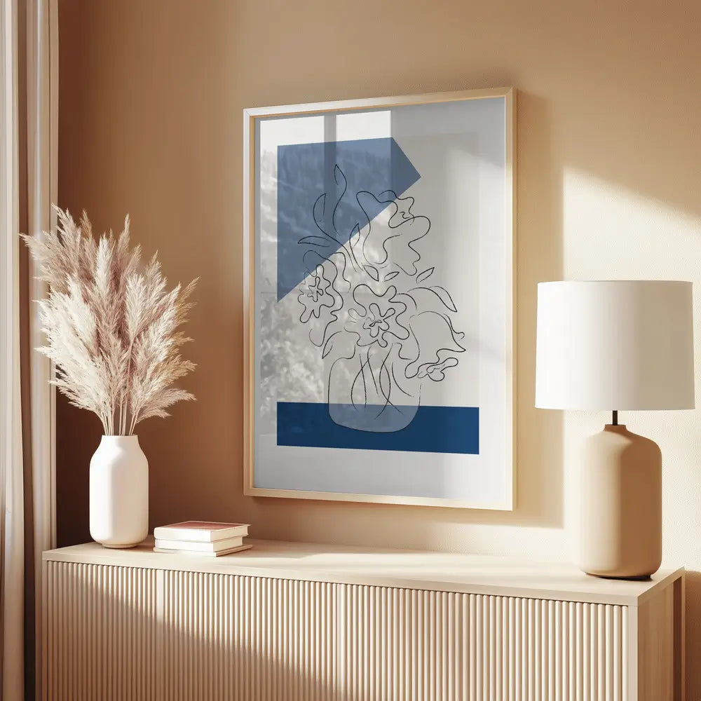 Tres Chic Bleu Plakat