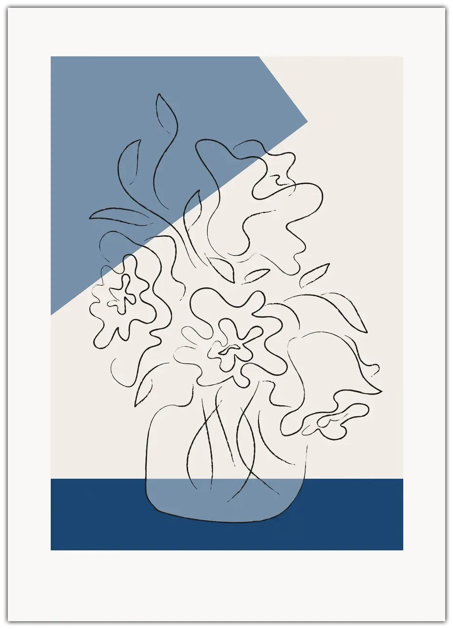Tres Chic Bleu Plakat