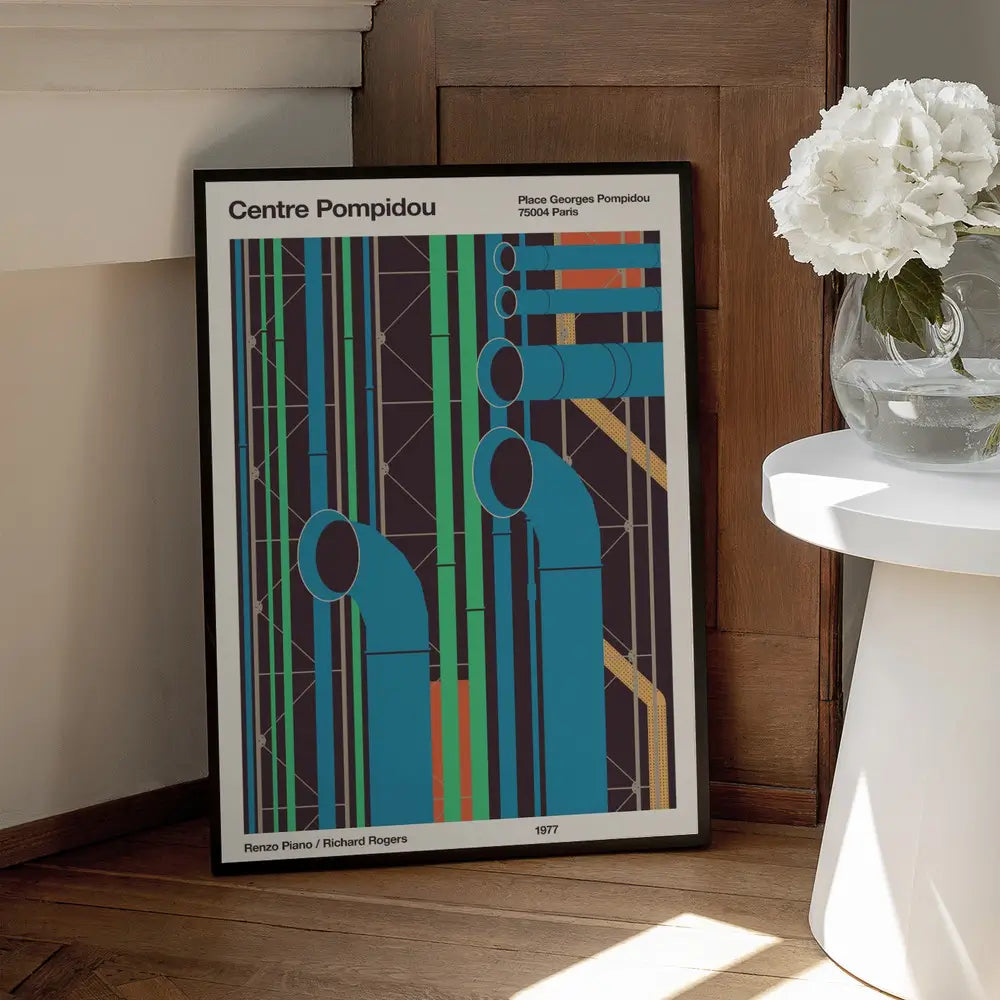 Pompidou Plakat