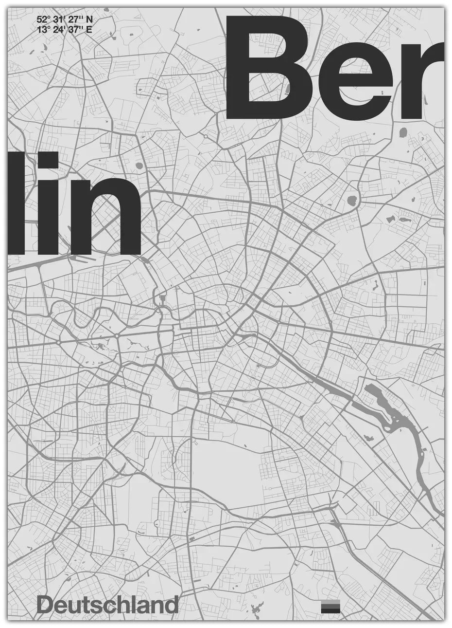 Berlin City Plakat