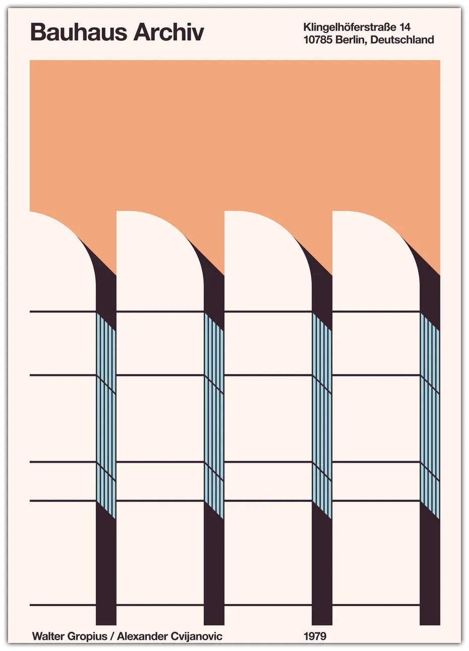 Bauhaus Archiv Plakat