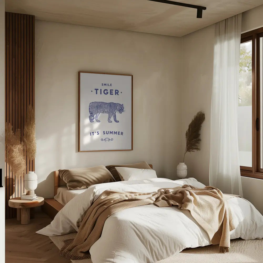 Smile Tiger Plakat