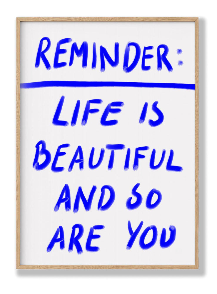Reminder Plakat