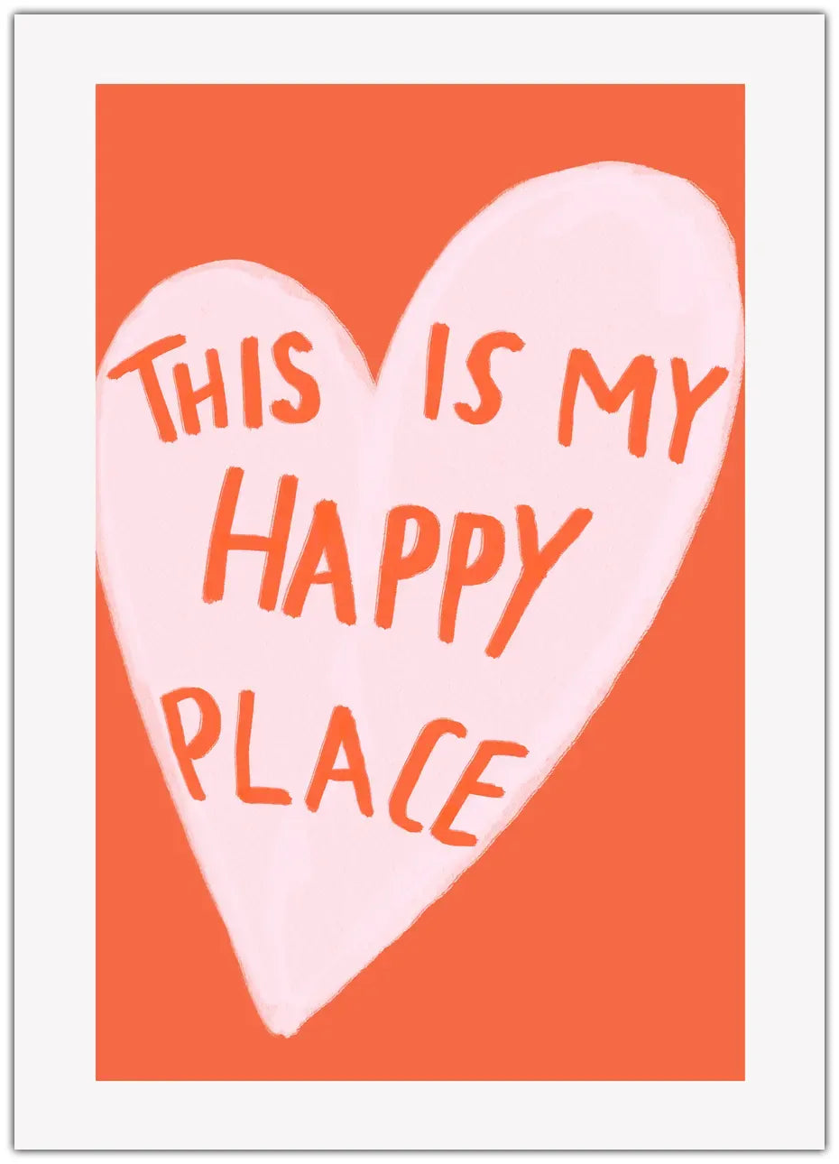 Happy Place Plakat