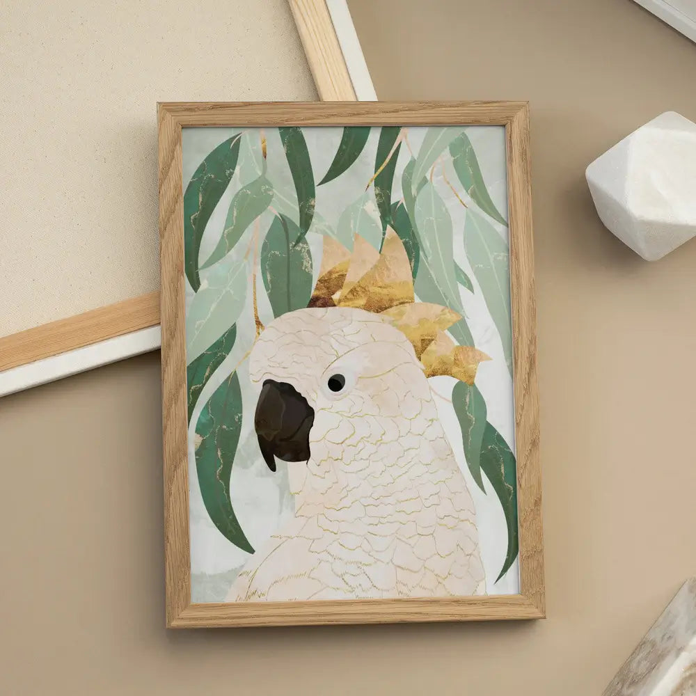 Sydney Opera Cockatoo with Eucalyptus Plakat