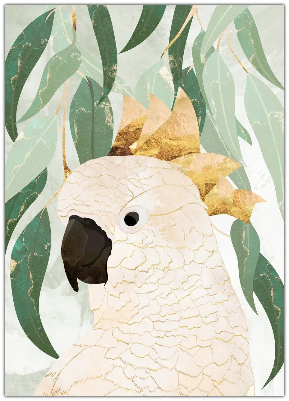 Sydney Opera Cockatoo with Eucalyptus Plakat