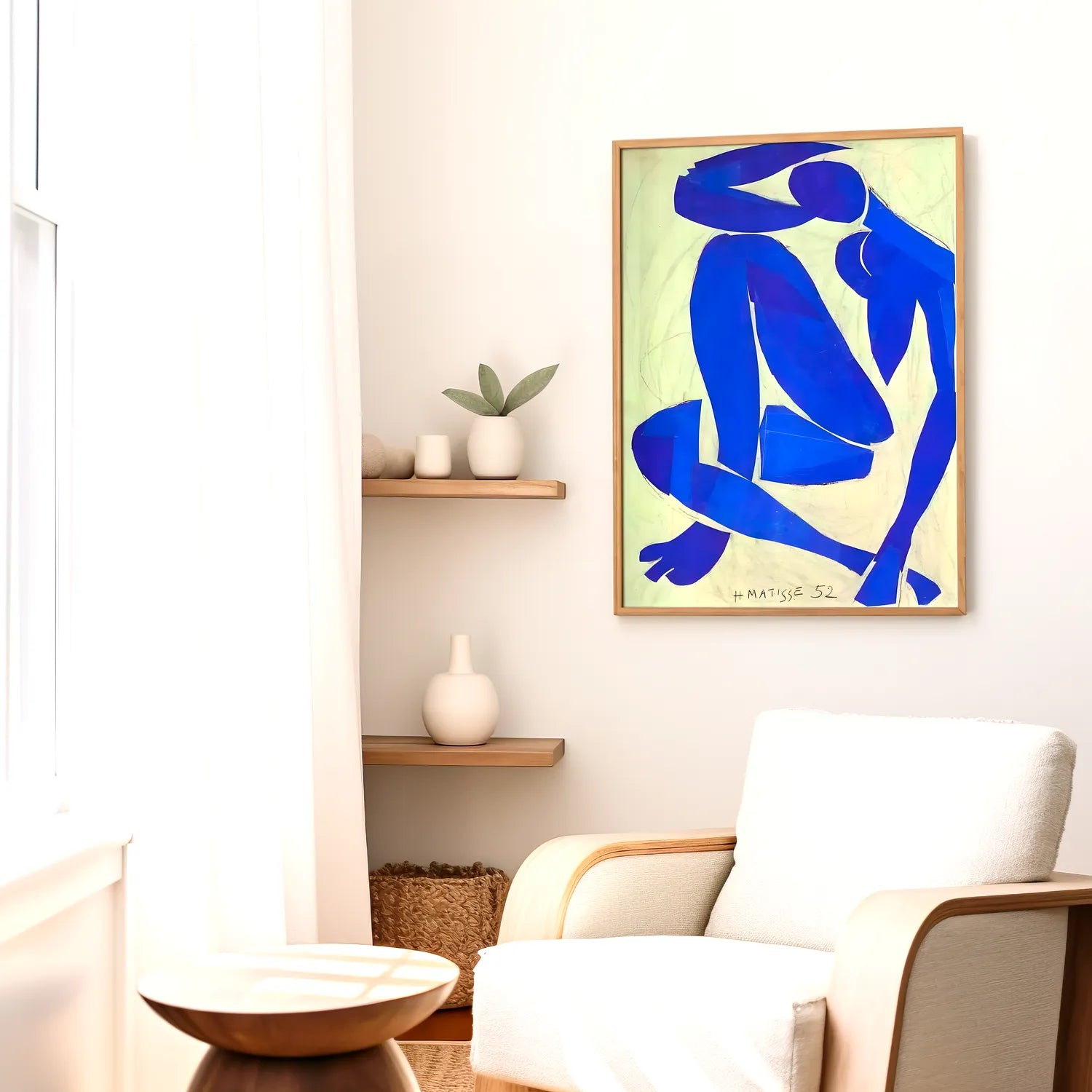 Henri Matisse - Nu bleu IV - 1952 Plakat
