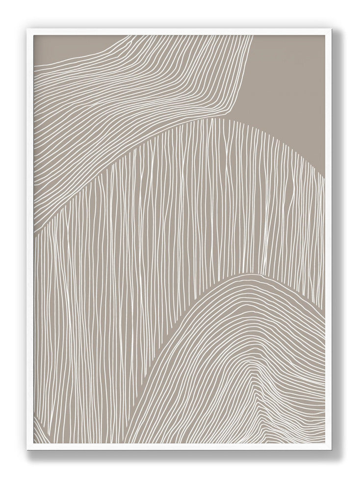 Abstract Organic Lines Plakat