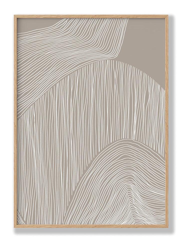 Abstract Organic Lines Plakat
