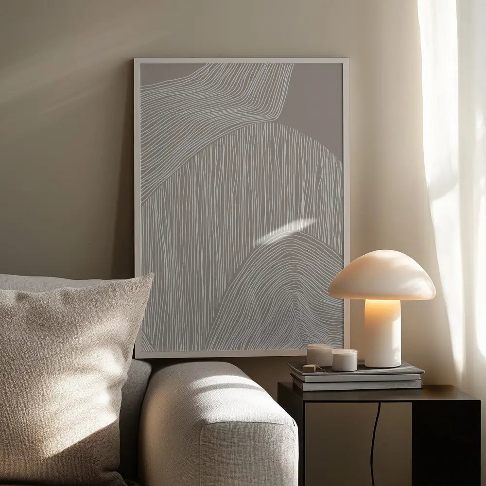 Abstract Organic Lines Plakat