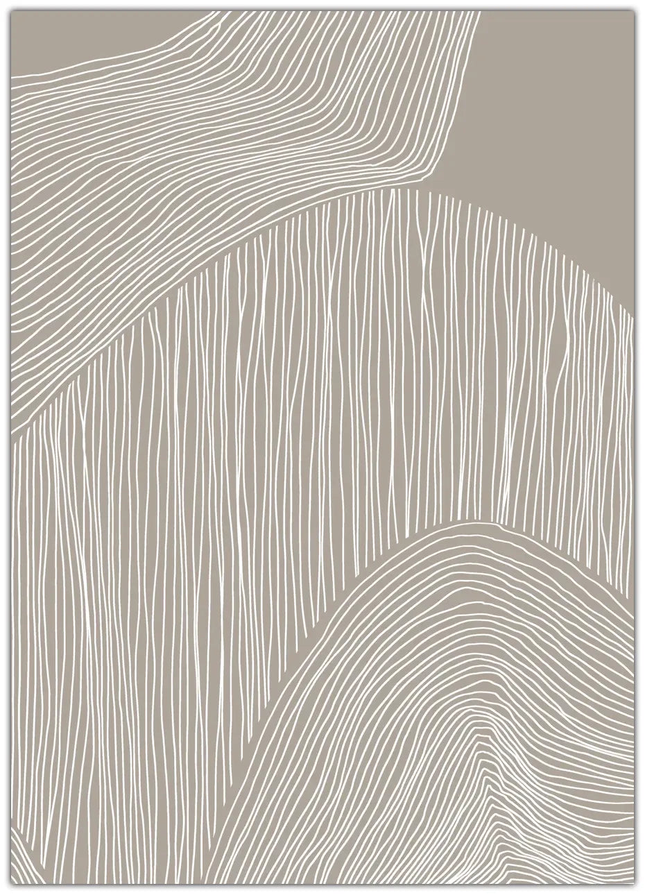 Abstract Organic Lines Plakat