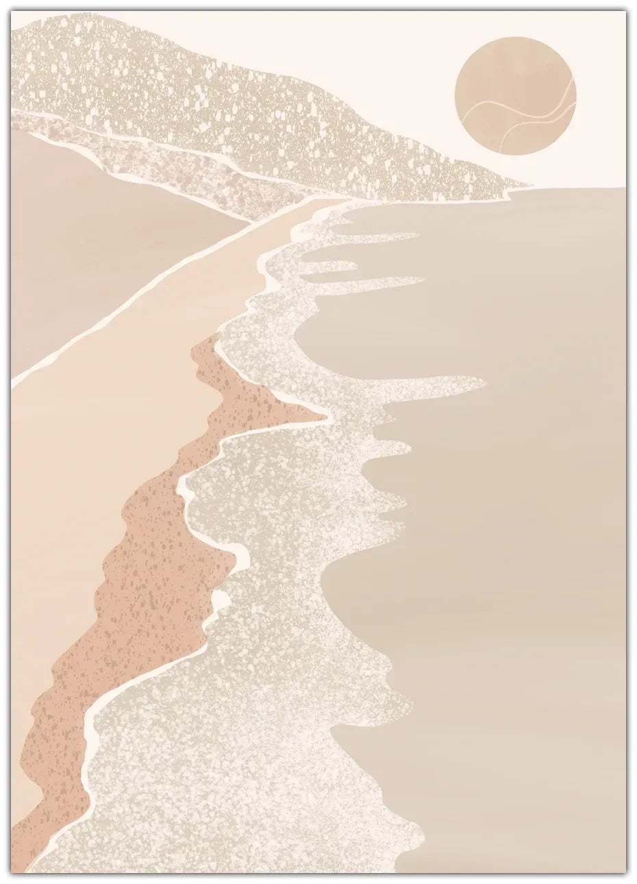 Abstract Seaside Plakat