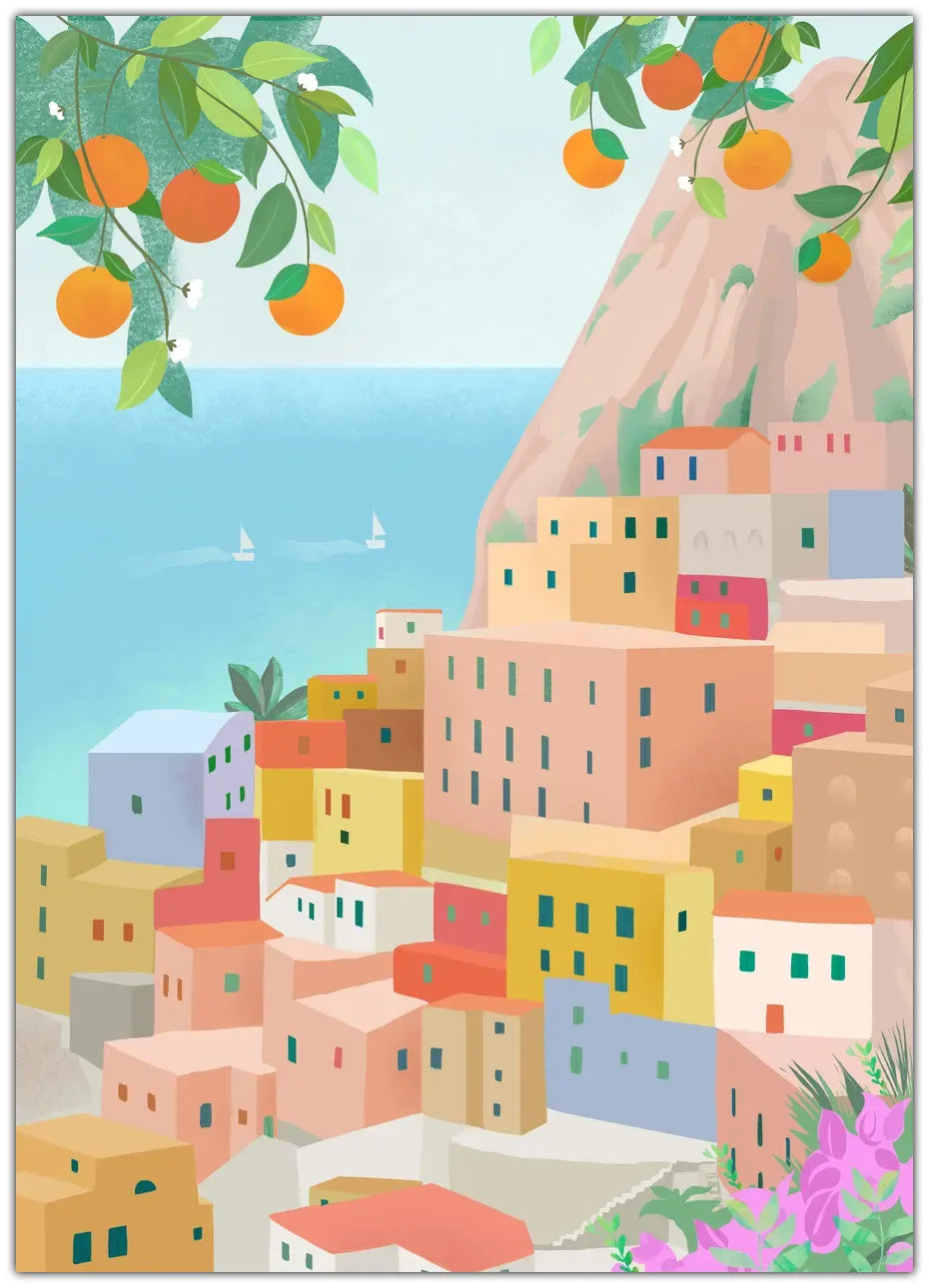 Amalfi Plakat