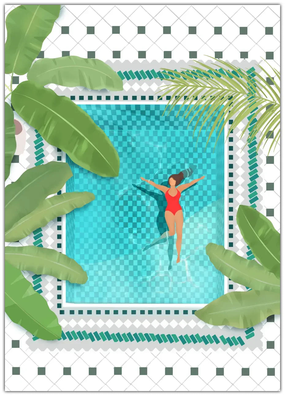 Riad Pool Plakat