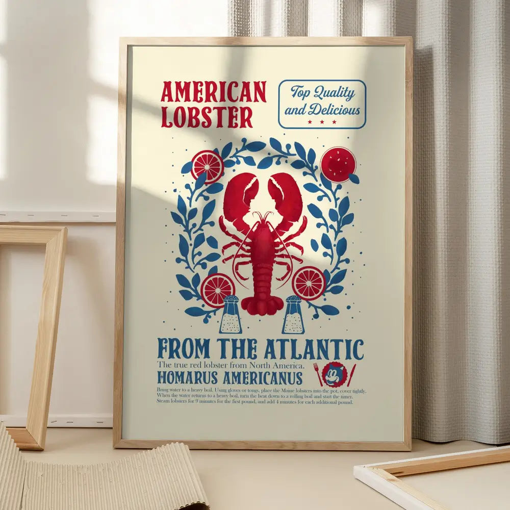 Lobster kitchen Plakat