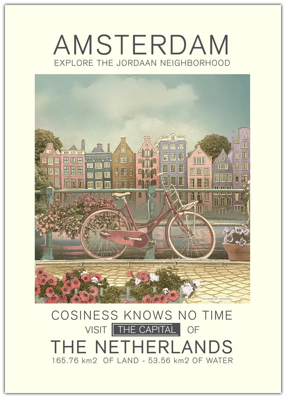 Amsterdam print Plakat