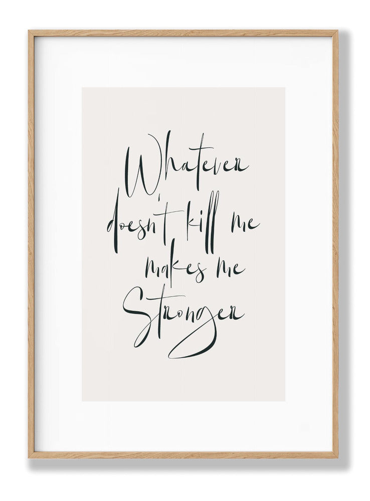 Stronges Plakat
