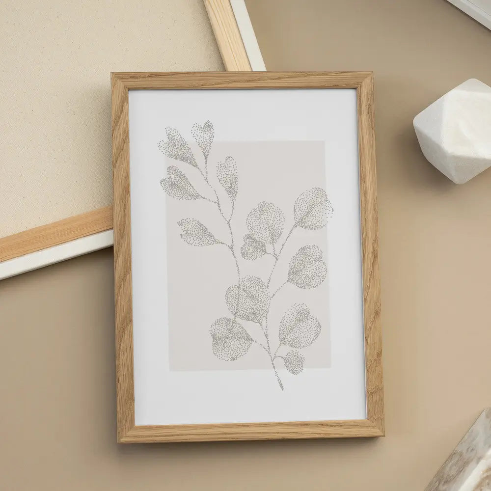 Plantstipple Plakat