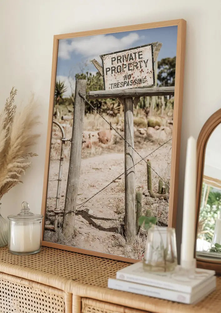 Private Property Plakat