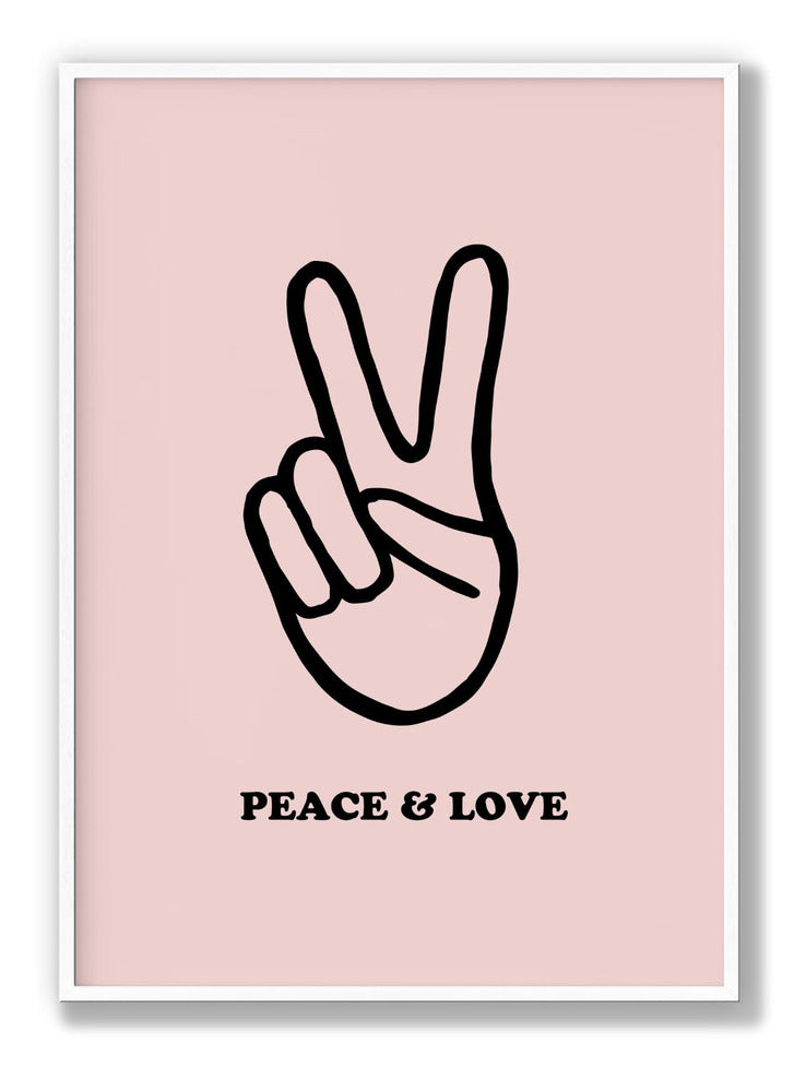 Peace & Love Plakat