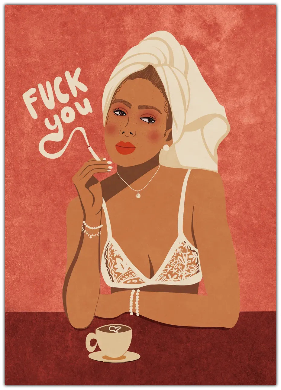 Fuck you Plakat