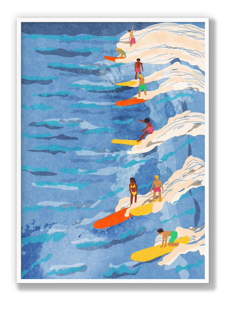 Poster Entspanntes Surfen