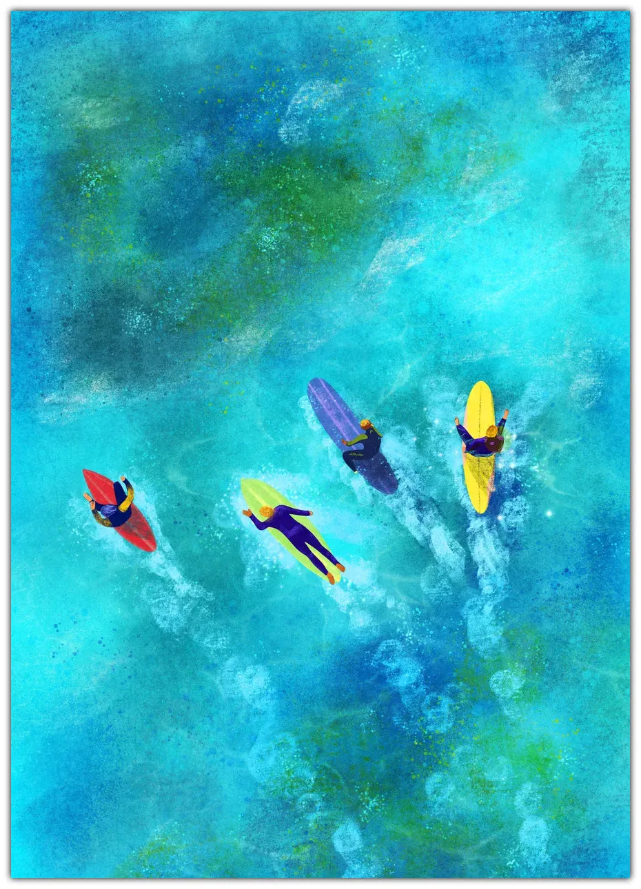 Surfer Dudes Plakat
