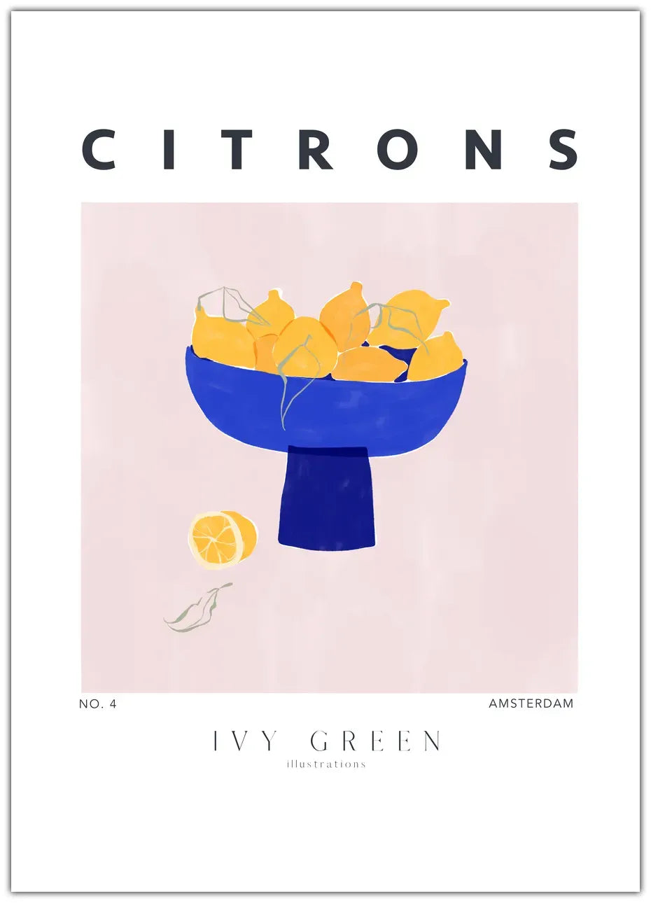 Lemons No3 Plakat