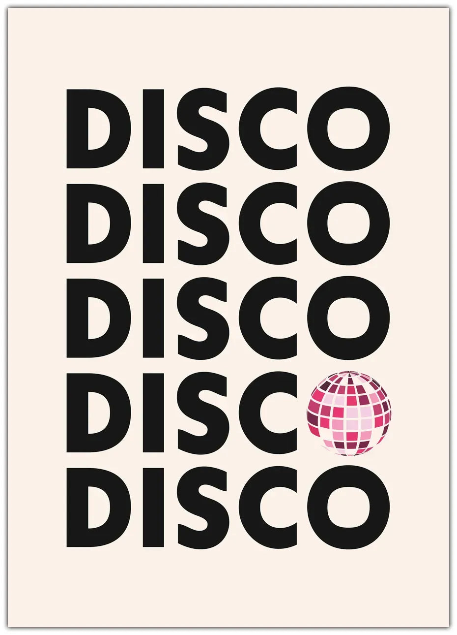 Disco Plakat