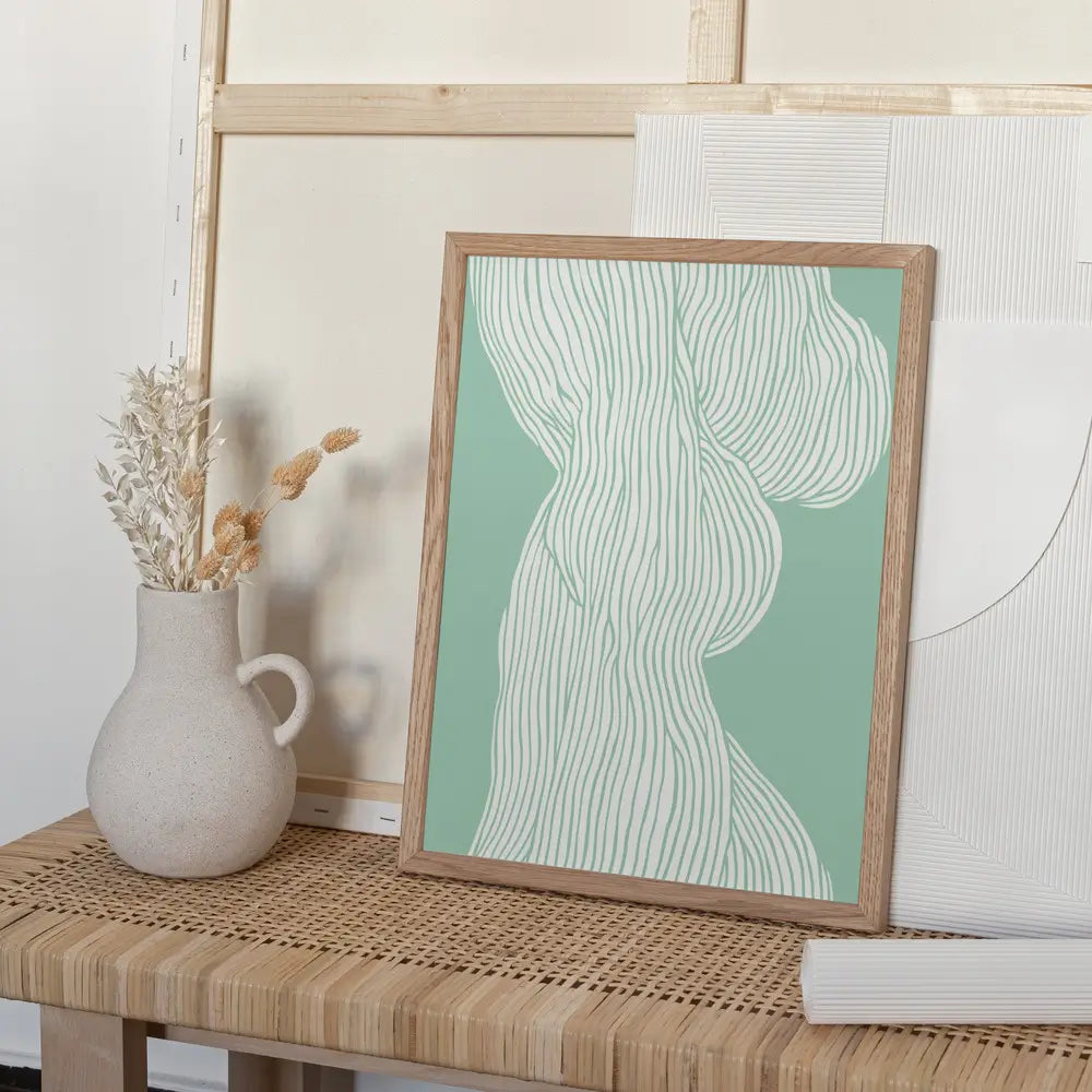 Fibers No 1 (mint) Plakat