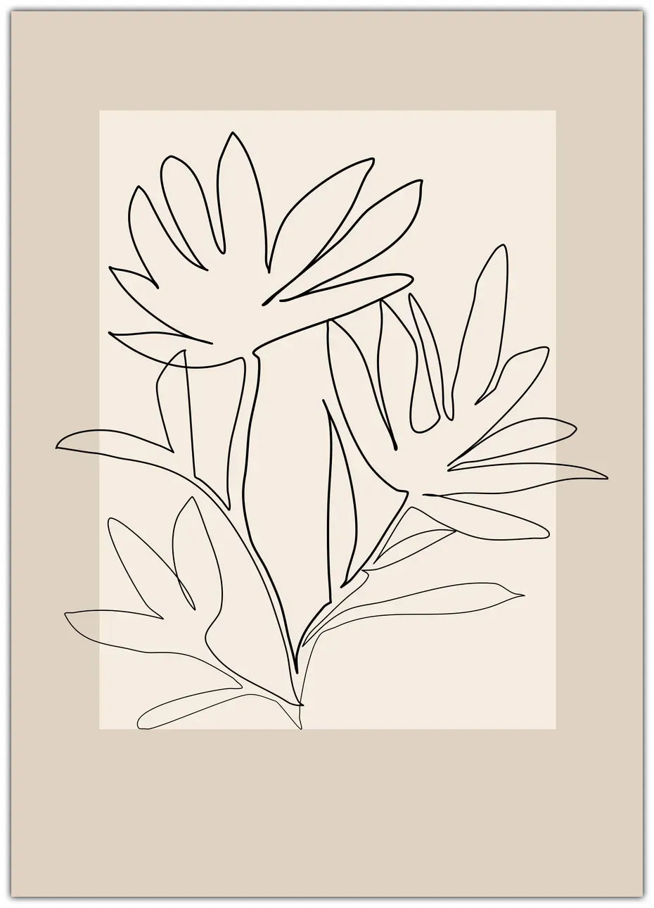 Line art 4 Plakat