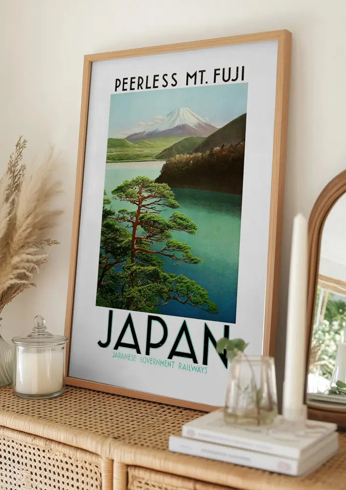 1930s Japan Travel Poster Japanese Government Railways Plakat