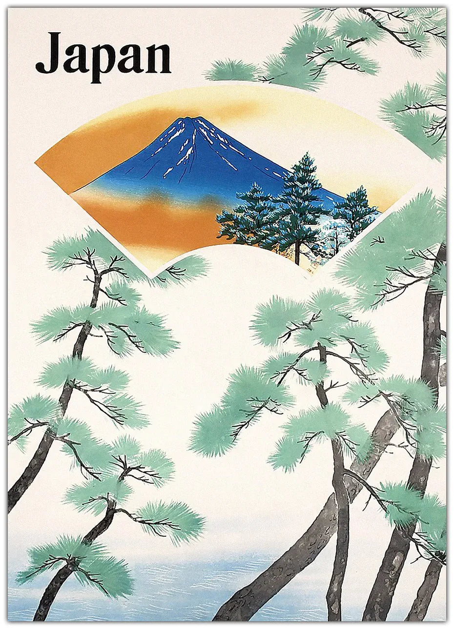 1930s Japanese Government Railways Travel Plakat
